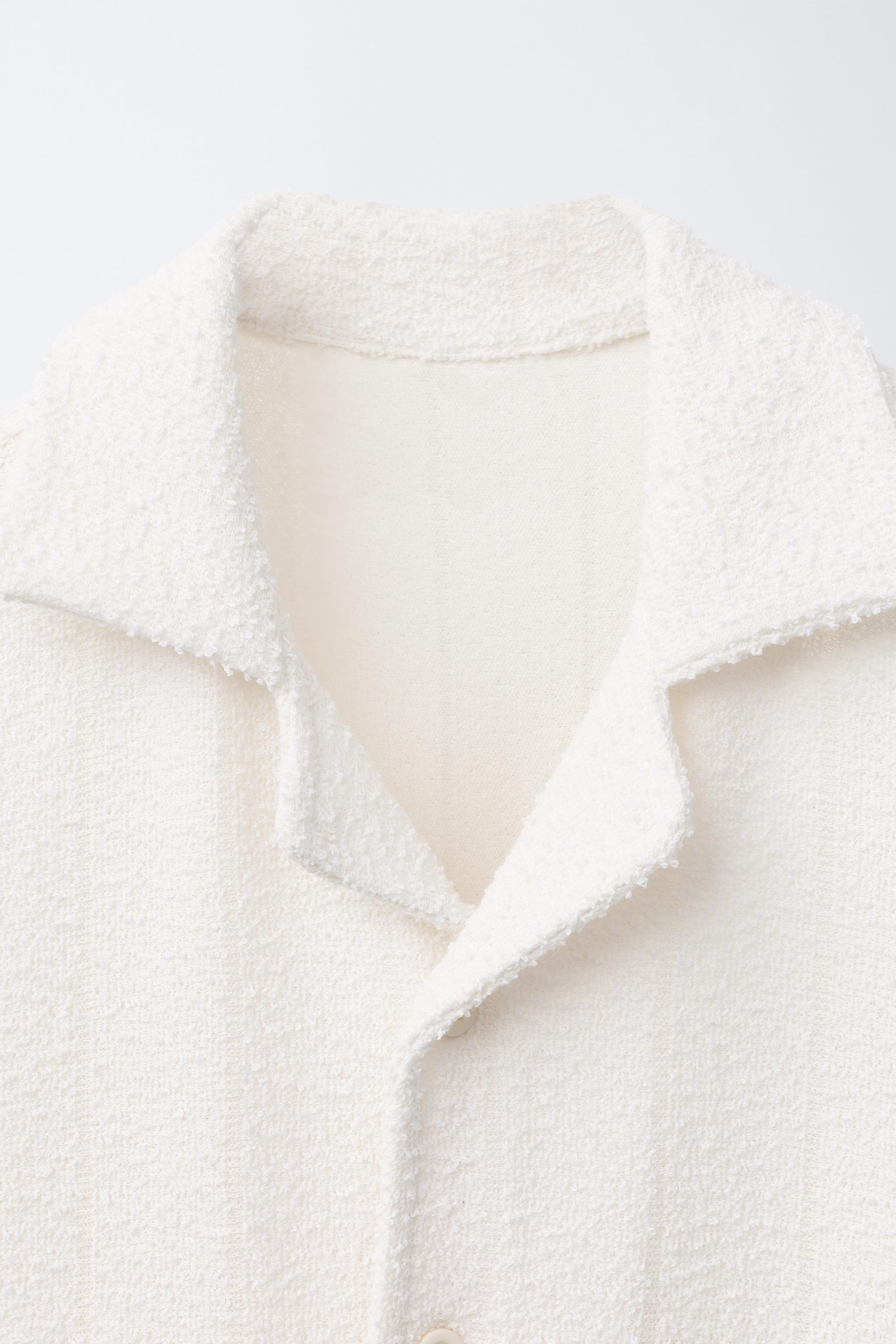 TEXTURED RUSTIC SPREAD COLLAR SHIRT